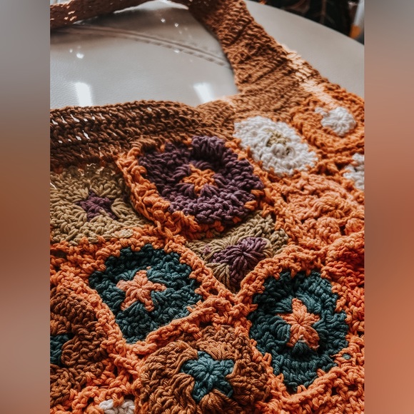 Urban outfitters Crochet Woven Shoulder Bag - Picture 3 of 7